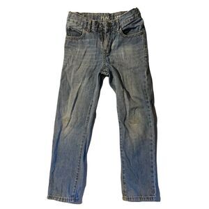 Childrens Place Kids Blue Medium Wash Low Rise Cotton Straight Leg Jeans Size 6